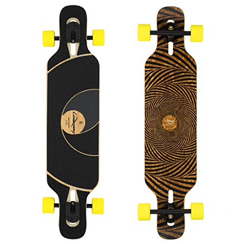 Loaded Boards Tan Tien Bamboo Longboard Skateboard Complete (86a Stimulus, Flex 2)
