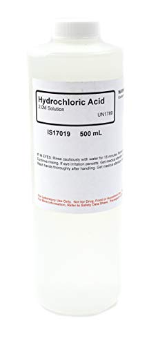 Hydrochloric Acid Solution, 2M, 500mL – The Curated Chemical Collection