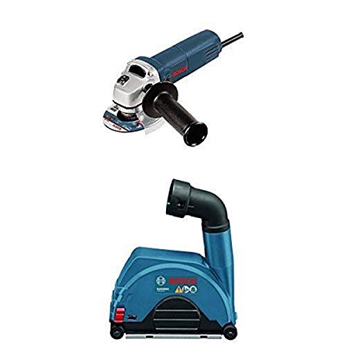 Bosch Angle Grinder with Small Angle Grinder Dust Collection Attachment