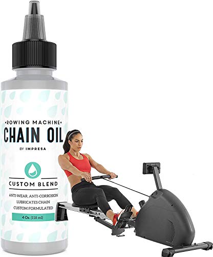 Impresa Rowing Machine Chain Oil Compatible with Concept 2 , 4 Oz, Premium Custom-Formulation for Exercise Rower Chains, Compatible with Model D and Other Major Brands, Made in USA