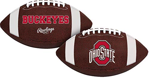 Rawlings NCAA Ohio State Buckeyes OS BX Air It Out Football, Youth Size