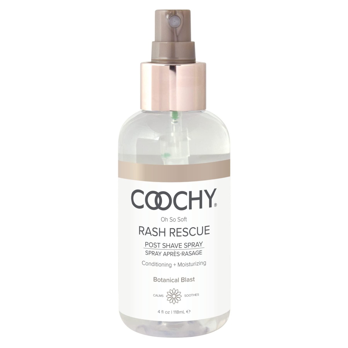Coochy Intimate Rash Rescue | After-Shave Protection Mist | Conditions & Moisturizes | Made w/ Natural Botanical Extracts | Tighten Pores, Prevent Irritation & Razor Bumps for Pubic Area & Armpit (4floz/118ml) | The Storepaperoomates Retail Market - Fast Affordable Shopping