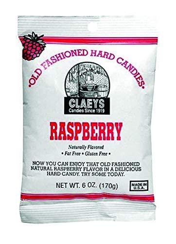 Claey’s, Old Fashioned Hard Candy Raspberry, 6 Ounce Bag