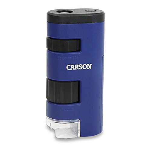 Carson Pocket Micro 20x-60x LED Lighted Zoom Field Microscope with Aspheric Lens System (MM-450),Blue | The Storepaperoomates Retail Market - Fast Affordable Shopping