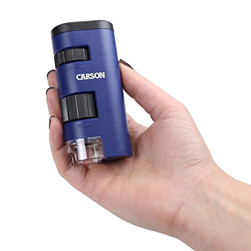 Carson Pocket Micro 20x-60x LED Lighted Zoom Field Microscope with Aspheric Lens System (MM-450),Blue | The Storepaperoomates Retail Market - Fast Affordable Shopping