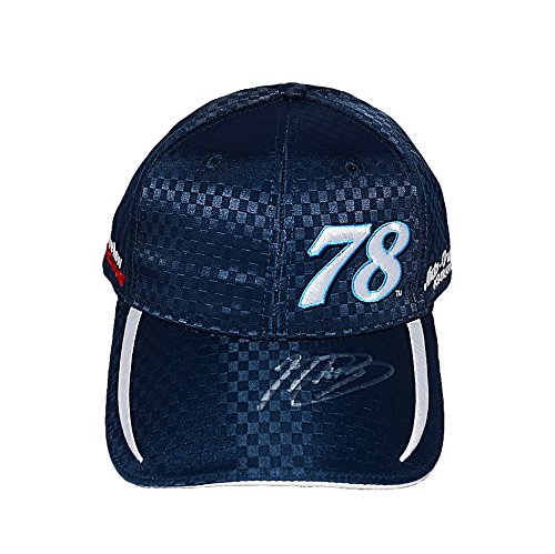 AUTOGRAPHED 2017 Martin Truex Jr. #78 Auto-Owners MONSTER CHAMPIONSHIP SEASON Signed Official MTJ Motorsports AOI Slingshot Cap/Hat with COA