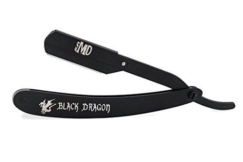 MD® Black Dragon Razor 2.0 Butterfly Style Metal Handle Shavette