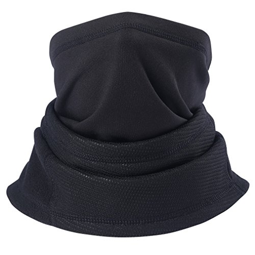 ChinFun Thermal Fleece Balaclava Cold Weather Windproof & Dustproof Tactical Half Face Mask Neck Gaiter Warmer Protection for Motorcycling Cycling Hiking Skiing Fishing Hunting Jogging Camping Black | The Storepaperoomates Retail Market - Fast Affordable Shopping