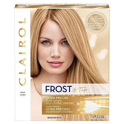 Clairol Nice’n Easy Frost & Tip Original Hair Dye, Light Blonde to Medium Brown Hair Color, Pack of 1