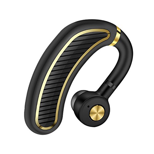 Bluetooth Headset,Wireless Bluetooth 4.1 Business Headphone Earphone 300mAh Super Long Standby Earpiece with Mic,Sweatproof,Noise Reduction,Mute Switch for Cell Phone, Skype, Truck Driver,Office,Sport