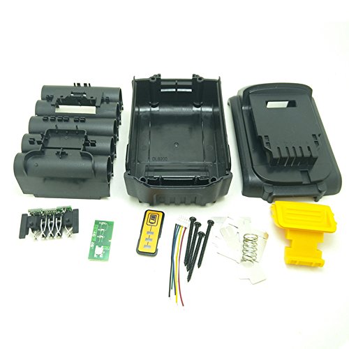 Battery Replacement Plastic Case for DeWalt 20V DCB201,DCB203,DCB204,DCB200 18V Li-ion Battery Cover Parts for 3A 4A 5A