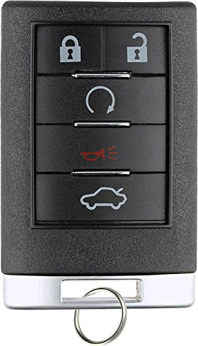 KeylessOption Keyless Entry Remote Car Smartr Key Fob for Cadillac CTS STS DTS 2008-2011 (OUC6000066)