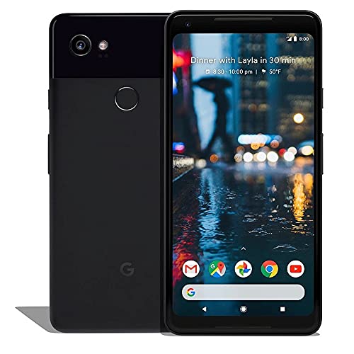 Google Pixel 2 XL 64GB Unlocked GSM/CDMA 4G LTE Octa-Core Phone w/ 12.2MP Camera – Just Black