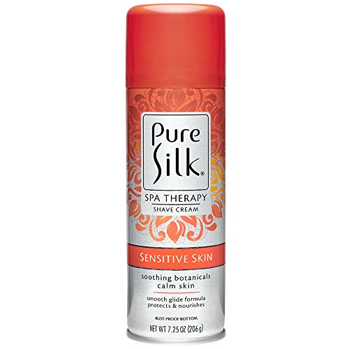 Pure Silk Sensitive Skin Spa Therapy Shave Cream for Women, 7.25 Oz