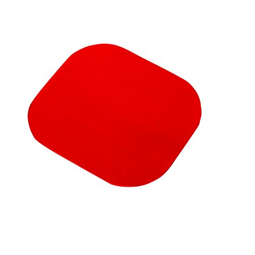 Dycem Non-Slip Pads & Activity Pads, Red, 10″ x 7-1/4″ x 1/8″, Rectangle – Textured