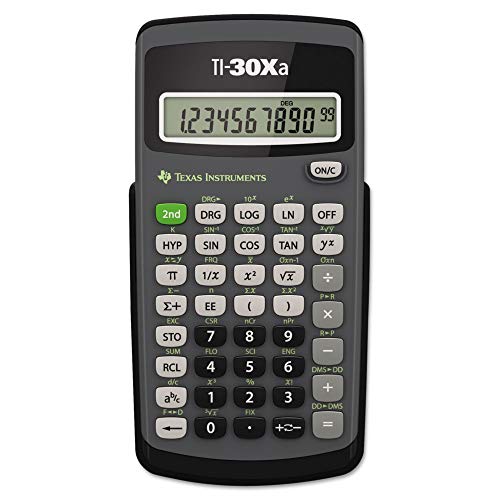 Texas Instruments 275842 Texas Instruments Ti-30Xa 10-Digit Scientific Calculator Black