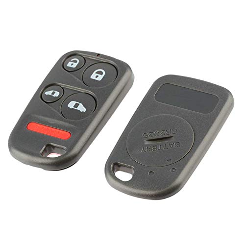 Shell Case & Pad fits 1999 2000 2001 2002 2003 2004 Honda Odyssey Key Fob Keyless Entry Remote (OUCG8D-440H-A, E4EG8DN)