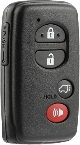 Smart Key Fob Keyless Entry Remote Shell Case & Pad fits Toyota Highlander Venza 2008-2016 (HYQ14AAB, HYQ12ACX, HYQ14AEM)