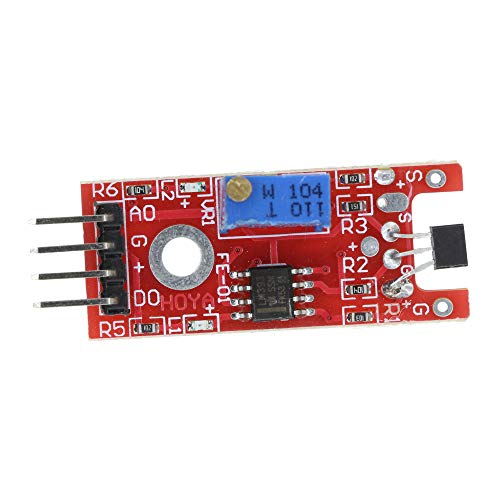 3 Pack KY-024 Linear Magnetic Hall Switches Speed Counting Sensor Module for Arduino Diy Starter Kit