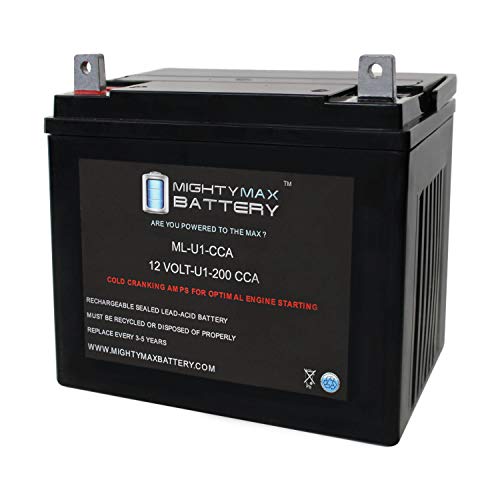 ML-U1-CCA -12 Volt, 200 CCA, Nut and Bolt (NB) Terminal, Rechargeable SLA AGM Battery | The Storepaperoomates Retail Market - Fast Affordable Shopping