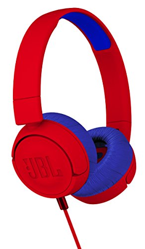 JBL JR300 Kids On-Ear Bluetooth Headphones – Red