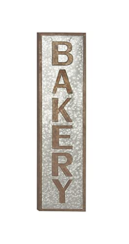 Deco 79 Farmhouse Metal Words and text Wall Decor, 9″ x 1″ x 36″, Brown
