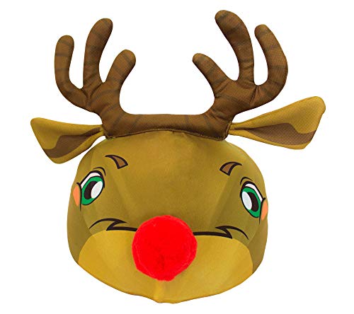 Rudolph Reindeer Santa Christmas Helmet Cover for Snowboard Cycling | The Storepaperoomates Retail Market - Fast Affordable Shopping