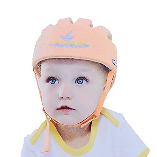 HI9 Infant Protective Hat Baby Toddler Safety Adjustable Helmet Cap Protection Head for Walking Harnesses (Orange)