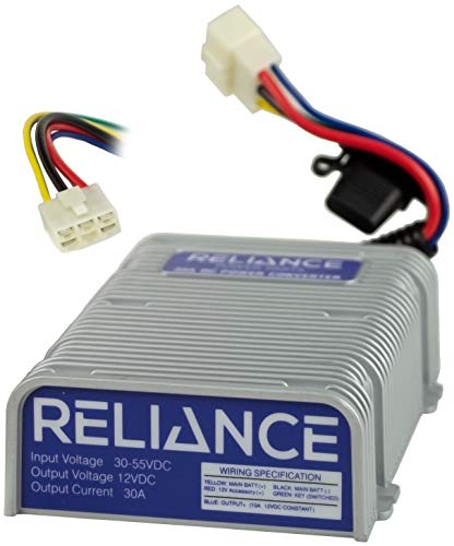 Reliance 36V or 48V to 12V Golf Cart Voltage Reducer (DC Converter) – 30 Amp