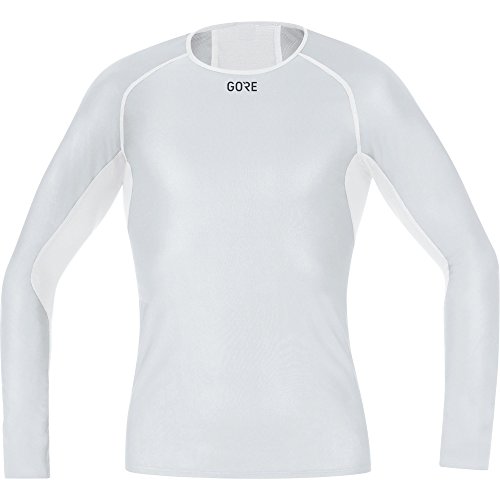 Gore Men’s M Gws Bl Long Sleeve Shirt, Light Grey/White, L