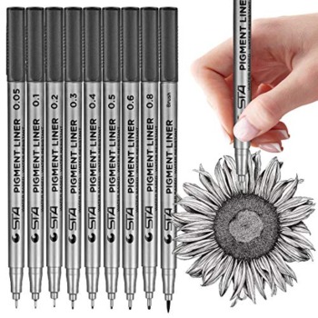 MISULOVE Black Micro-Pen Fineliner Ink Pens – Precision Multiliner Pens Micro Fine Point Drawing Pens for Sketching, Anime, Manga, Artist Illustration, Bullet Journaling, Scrapbooking | The Storepaperoomates Retail Market - Fast Affordable Shopping