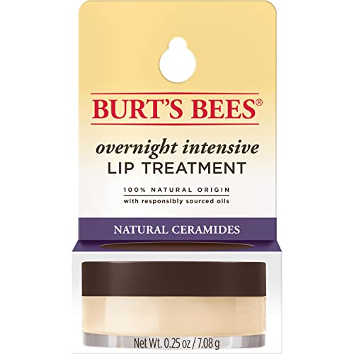 Burt’s Bees Mothers Day Lip Balm Gifts for Mom, Moisturizing Overnight Intensive Treatment, for All Day Hydration, Ultra Conditioning Moisturizer, 0.25 Ounce (Packaging May Vary)