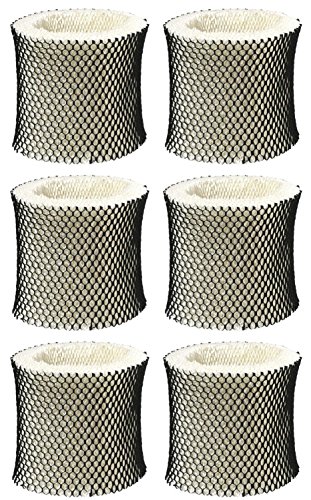 Nispira Humidifier Wick Filter Replacement Compatible with Holmes Type A HWF62 HWF62CSHM1281, HM1701, HM1761, HM1297 and HM2409, 6 Units