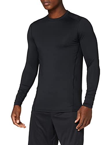 Under Armour Men’s Tactical Crew Base Long-Sleeve T-Shirt , Black (001)/Black , Small | The Storepaperoomates Retail Market - Fast Affordable Shopping