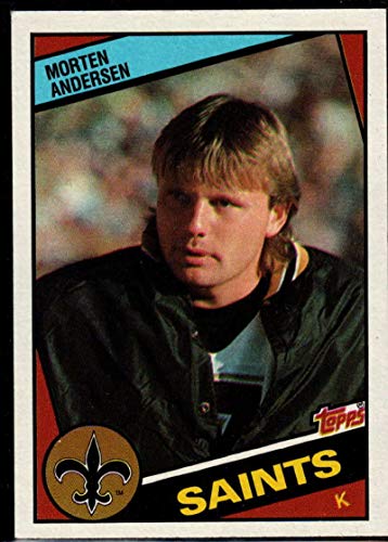 Football NFL 1984 Topps #300 Morten Andersen RC Saints