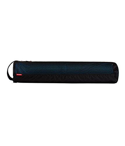 Manduka Yoga Breathe Easy Mat Carrier – Lightweight, Breathable Mesh with Zipper Closure, Easy to Carry, Hands-Free, Black, 1 EA, 26.5” x 6.5” x 6.5”