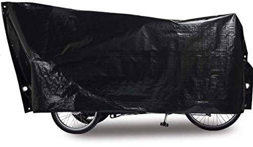 Vk International Unisex – Adult Cargo Bike Vk Bicycle Cover – Black, One Size