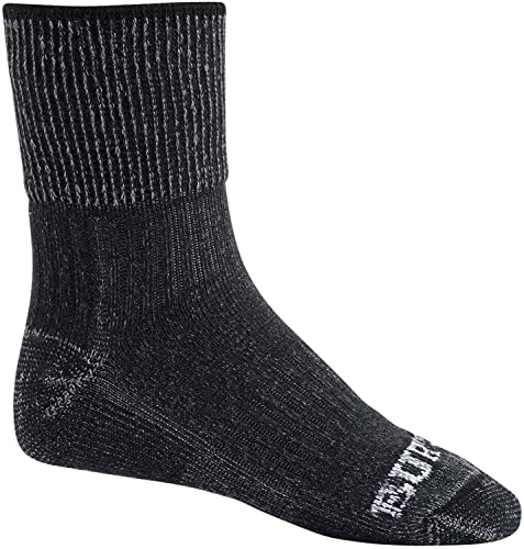 Burton Mens Wool Hiker Sock, True Black, Large