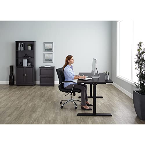 Realspace® Magellan Pneumatic Height-Adjustable Standing Desk, 60″W, Cherry | The Storepaperoomates Retail Market - Fast Affordable Shopping