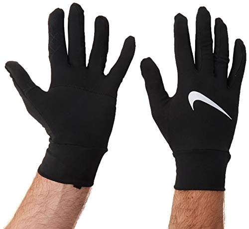 Nike Men’s Dri-Fit Element Running Gloves-Black-Medium