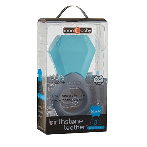 INNOBABY TEETHIN’ Smart Birthstone Ring TEETHER – March (Aquamarine) | The Storepaperoomates Retail Market - Fast Affordable Shopping