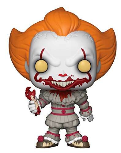 Funko Pop! Horror: IT – Pennywise with Severed Arm, Amazon Exclusive Collectible Figure, Multicolor