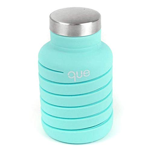 que Bottle | Designed for Travel and Outdoor. Collapsible Water Bottle – Food-Grade Silicone/BPA Free/Lightweight/Eco-Friendly – 20oz (Misty Mint) | The Storepaperoomates Retail Market - Fast Affordable Shopping