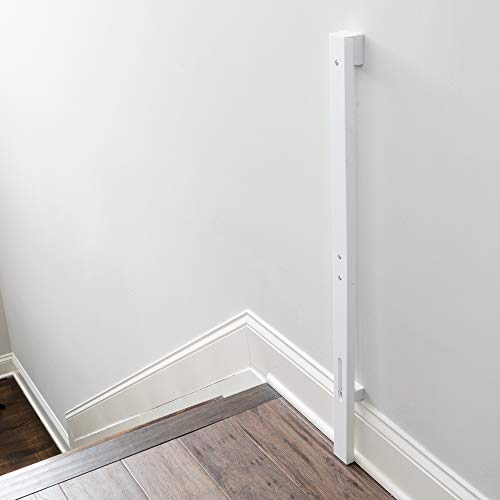 Qdos Universal Baseboard Adapter for All Baby Gate | White | Professional Grade Safety – Universal Solution for Gate Installation Over a Baseboard – Works with All Gates – Easy Installation