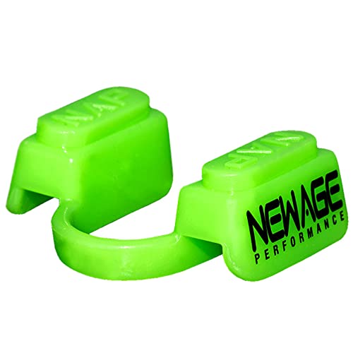 New Age Performance 5DS Mouth Piece – Jaw Stabilizer and Performance Enhancer for Sports, Fitness and Non-Contact Sports, Lower Jaw, Green