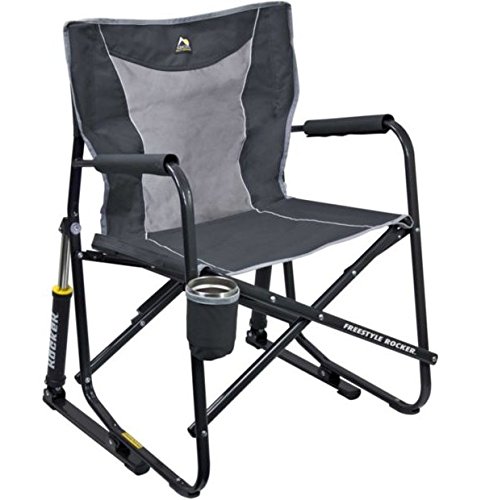 GCI Outdoor Freestyle Rocker Mesh Chair (Pewter Gray)