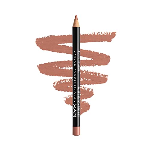 NYX PROFESSIONAL MAKEUP Slim Lip Pencil, Long-Lasting Creamy Lip Liner – Peakaboo Neutral