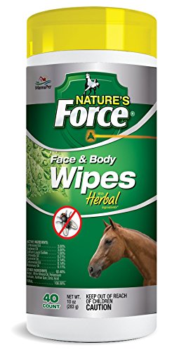 Manna Pro Nature’S Force Face & Body Wipes, 40 Count (Pack of 1)