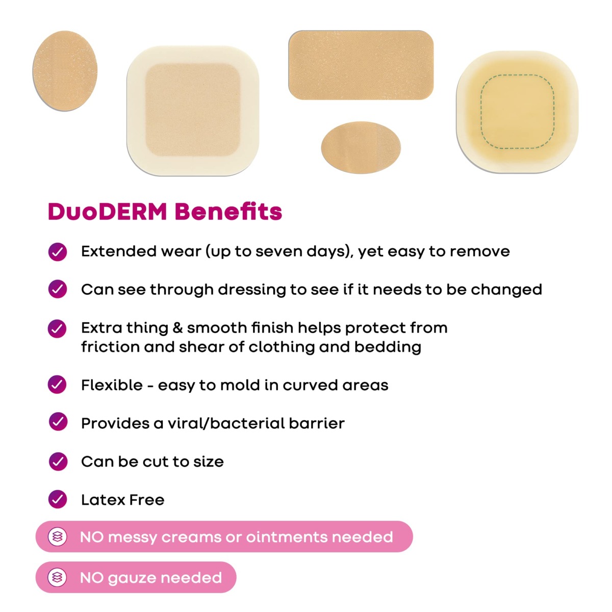 DuoDERM Extra Thin CGF Hydrocolloid 4″x4″ Sterile Self-Adhesive Dressing for Management of Lightly Exuding Wounds, Flexible, Latex-Free, Beige, 187955, Box of 10 | The Storepaperoomates Retail Market - Fast Affordable Shopping