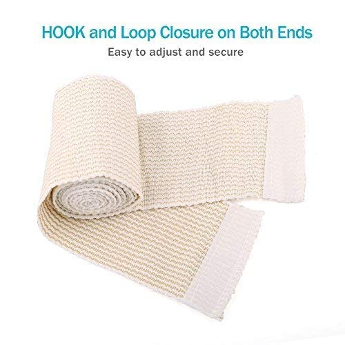 LotFancy Cotton Elastic Bandage (3 Inches Wide x 15 Feet) with Hook-and-Loop Closure on Both Ends, 2PCS Elastic Compression Wrap for Injury Recovery, First Aid | The Storepaperoomates Retail Market - Fast Affordable Shopping